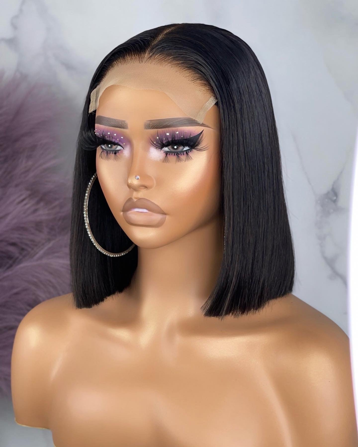 Jayda Blunt Cut Bob Wig